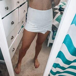 White Skort